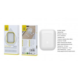 Auriculares TWS Bluetooth 5.3, Bateria (30mAh*2)Con Estuche Recargable 300mAh