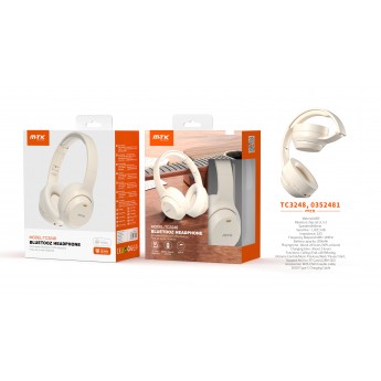 Cascos BT 5.3 Plegable con microfono y Botones Multifunciones, Soporta Aux/TF, Max 32GB, 200mAh