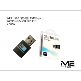 Adaptador USB 2.0 802.11N, 300Mbps