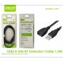 Extension de cable 1.5M USB 2.0, AM A AF