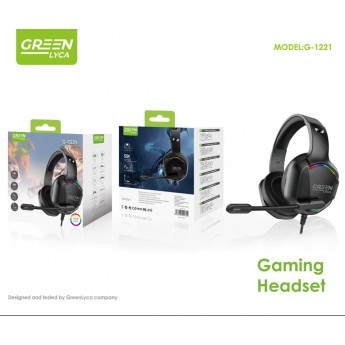 CASCOS GAMING A36 con cable, luz RGB