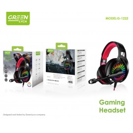 CASCOS GAMING A20 con cable, luz RGB