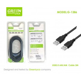 Cable AM/AM, USB 2.0, 3M