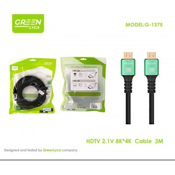 Cable de HDTV 2.1V, 8K*4K, 3M