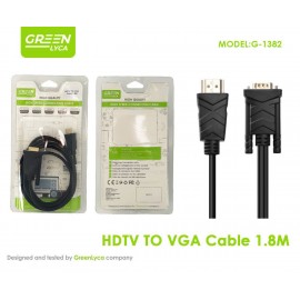 Cable de HDTV a VGA, 1.8M
