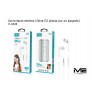 Auriculares con cable jack 3.5mm, 120cm, con microfono