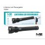 Linterna con luz LED recargable