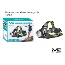 Lampara de cabeza con luz LED, Recargable