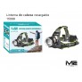 Lampara de cabeza con luz LED, Recargable