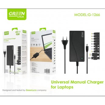 Cargador universal manual de portátil 90W