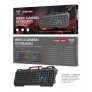 Teclado Gaming Con Cable 1,5M y Luz RGB, 104 teclados con Placa Hierro, Win2000/Win XP/Win ME/Vista/Win 7/8/Android/Linux /IOS