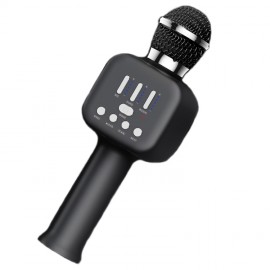 Microfono inalambrico Q12 BT 5.0, 1200mAh, USO 6-8H, CARGA 2H, DC5V/1A, 3W, 20Hz-50KHz