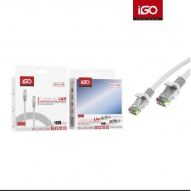 Cable de internet CAT6 alta velocidad 10M, 3 uni/paque
