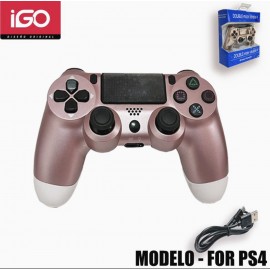 Mando de consolas para PS4 con cable en color liso, 4 uni/paq