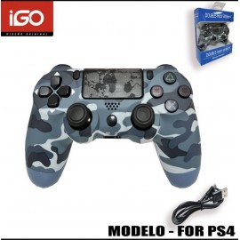 Mando de consolas para PS4 con cable en color camuflaje, 4 uni/paq