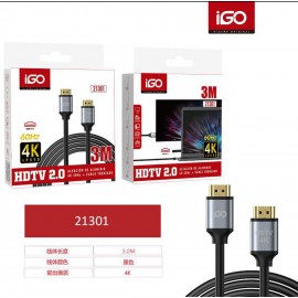 Cable HDMI a Hdmi 4k, 60Hz, 3M, 10 uni/paquete