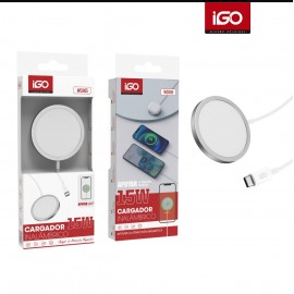 Cargador inalambrico con cable Type-C, 15W, 3 uni/pa