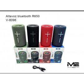 Altavoz Bluetooth R650 con luz RGB