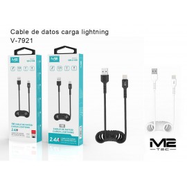 Cable de datos de Lightning, 2.4A, 1M