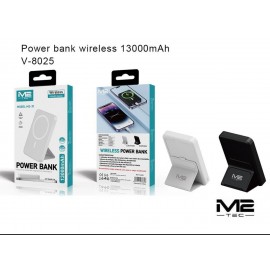 Power bank inalambrico 13000mAh con soporte