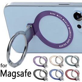 Placa magnética 360º con anillo para móvil
