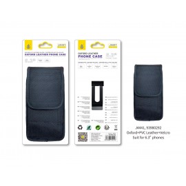 Funda de cinturon vertical para Smartphone con Tela Oxford, Para movil hasta 6.3"