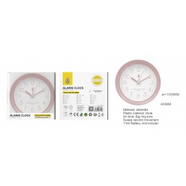 Reloj con Despertador Sinlecioso Sin TIC TAC, Bateria 1*AA(No Incluido) , 100*40*100MM