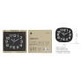 Reloj con Despertador Sinlecioso Sin TIC TAC, Bateria 1*AA(No Incluido) , 120*40*105MM