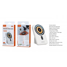Powerbank con carga inalambrica 15W, Carga Rapida 22.5W 10000mAh/37Wh