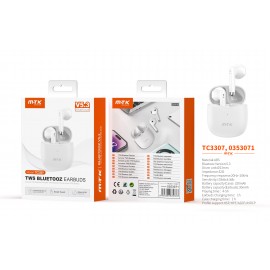 Auriculares TWS Bluetooth 5.3, Batería (30mAh*2)Con Estuche Recargable 320mAh
