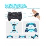 Coche Acrobático RC con Sensor de Gestos para Niños,con Control Remoto de Doble Cara 2.4GHz y Giros de 360 Grados,Luces y Música