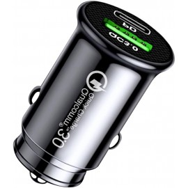 Cargador de coche PD 20W+18W, 38W