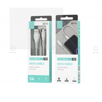 CABLE DE DATO TYPE-C 480MBPS 5V/3.4A 1M