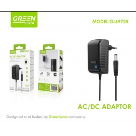 Adaptador AC/DC, 12V-2A, 100cm, 2.1mm/5.5mm