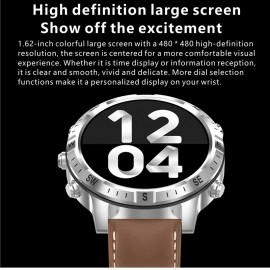 reloj inteligente S60 Max, dispositivo con cargador inalámbrico de 1,62”, 420mAh, con Bluetooth y llamadas