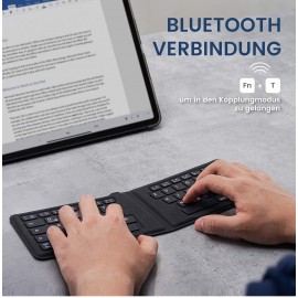 Teclado ergonómico Plegable