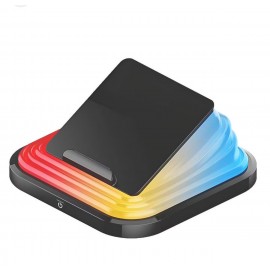 Cargador inalámbrico 15W con luz RGB
