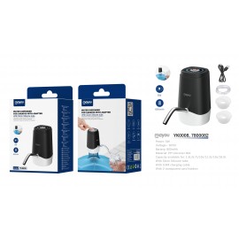 Dispensador de agua con adaptador, Tubo de Silicona 52cm, Bateria 800mAh/5W
