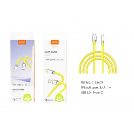 Cable de Datos Cyril para Type-C , 1M, 3.4A