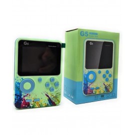 Mini Consola Retro G5 Game Box con 500 Juegos, 400mAh, 3.0”, conecta a TV, LCD