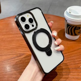 Funda con cámara cubierta con soporte magnético iPhone 15 Pro Max