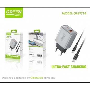 Cargador con cable Type-c a Type-C, 20W