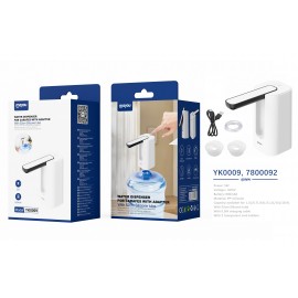 Dispensador de agua electrico con adaptador, Tubo de Silicona 52cm, Bateria 800mAh/5W