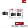 Radio dual compatible con cable 3.5mm AUX, FM 76-108Mhz, AM 530-1700Khz, 3 uni/paq