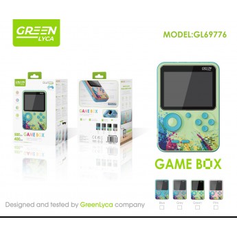 Consola con pantalla de 3 pulgada, LCD, 500 juegos, 400mAh