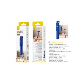 Palo Selfie Trípode con Bluetooth 5.0 brazo plegable 19.5-80cm para móvil 4-7", 120mAh