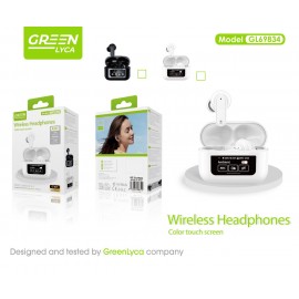 Auriculares bluetooth 5.4 con cancelación de ruido, uso 3.5H, carga 1H, batería 300mAh