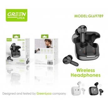 Auriculares bluetooth 5.4, 300 mah, uso 6H, carga 1H