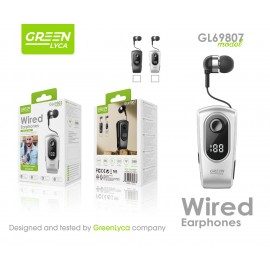 Auriculares Bluetooth 5.3, carga 1.5H, uso 14H, bateria 110mAh