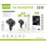 Transmisor de coche 40W, BT 5.3, 2.4GHz, 12-24V, 87.5-108MHz, 5V/3.1A